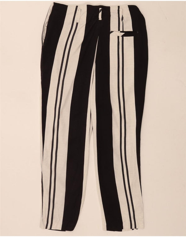 Pantaloni corti da donna Topshop UK 10 Small W28 L25 Colorblock bianco