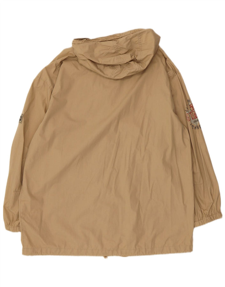 Giubbotto bomber con cappuccio grafico da uomo Jack Wolfskin UK 36/38 Beige medio