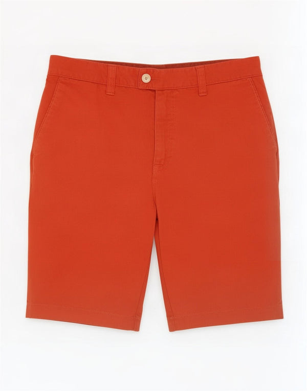 Pantaloncini chino da uomo Ted Baker W32 cotone arancione medio
