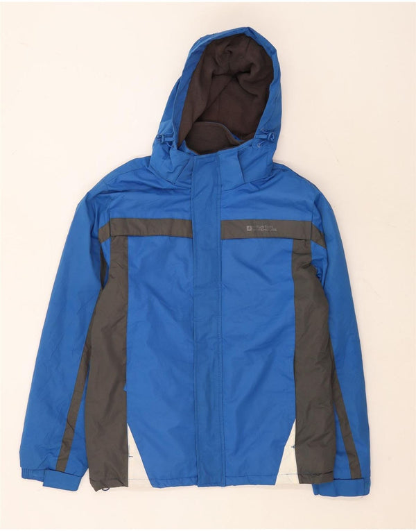 Giacca da sci con cappuccio da uomo Mountain Warehouse UK 36 Small Blue Colourblock
