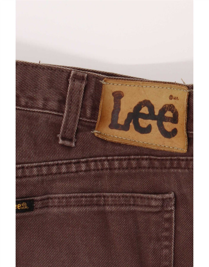 Jeans dritti da uomo Lee W36 L29 Marrone