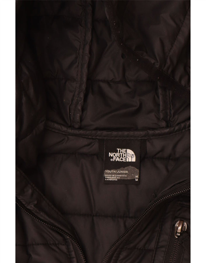 Giacca imbottita con cappuccio The North Face da ragazzo 9-10 anni media poliestere nero