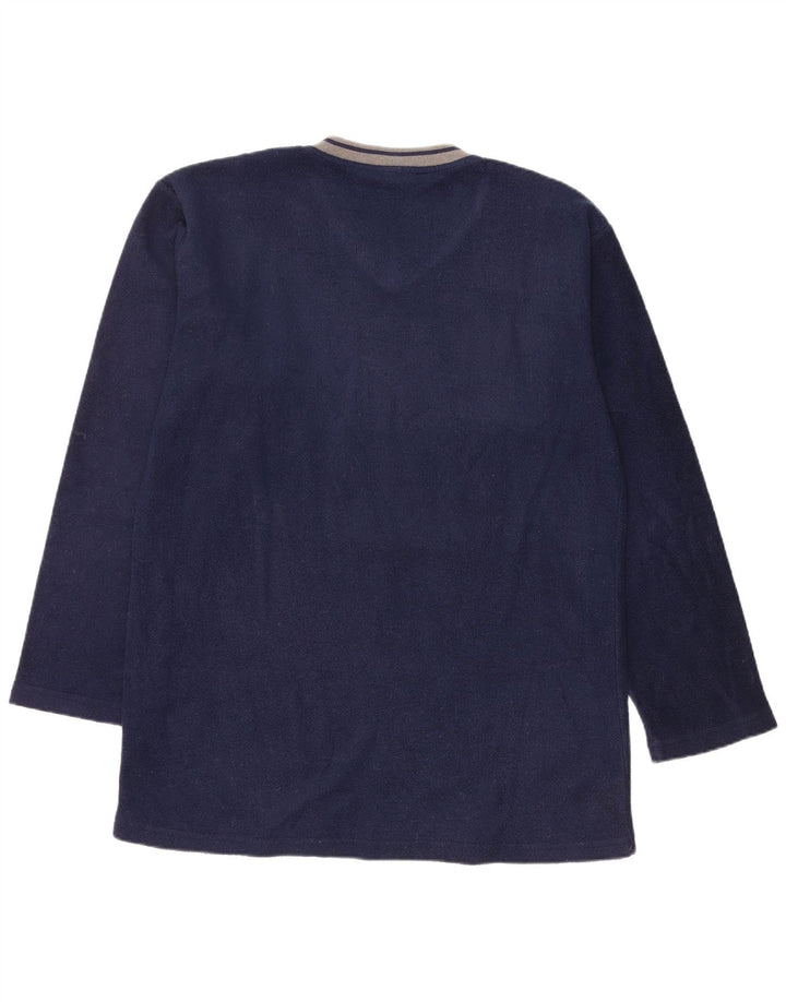 Maglione in pile da uomo CHARRO medio poliestere blu navy