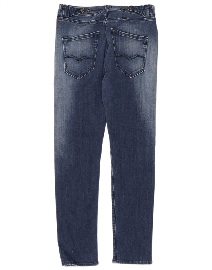 Replay Jeans Pilar Slim da Donna W26 L28 Cotone Blu