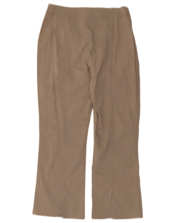 Pantaloni corti da donna Marella Bootcut UK 14 Large W32 L23 Cotone kaki