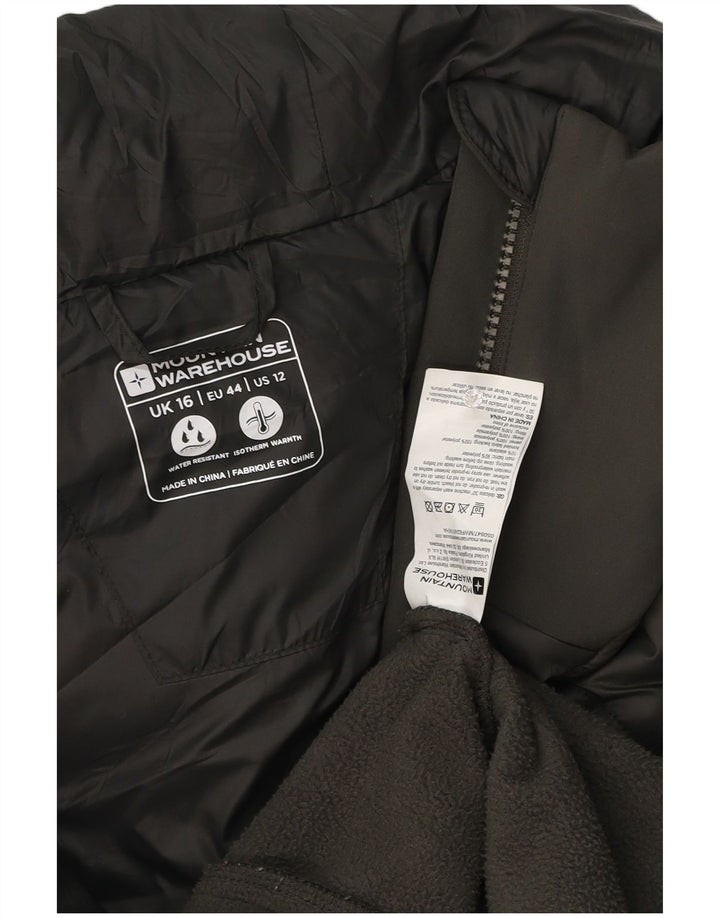 Giacca a vento con cappuccio da donna Mountain Warehouse UK 16 Large Cachi