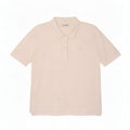 Polo da donna vestibilità rilassata Lacoste UK 14 cotone bianco medio
