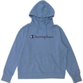 Maglione con cappuccio grafico da uomo Champion Blu medio