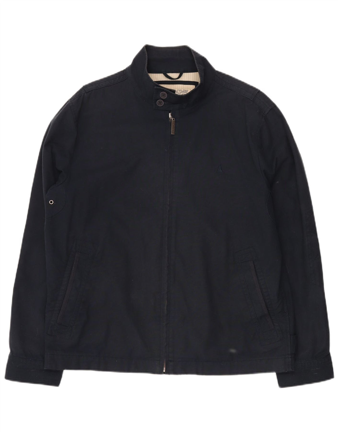 Giubbotto bomber da uomo MUSTO UK 40 grande cotone blu navy