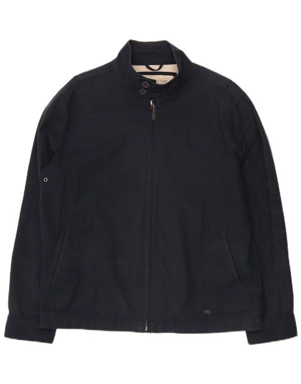 Giubbotto bomber da uomo MUSTO UK 40 grande cotone blu navy