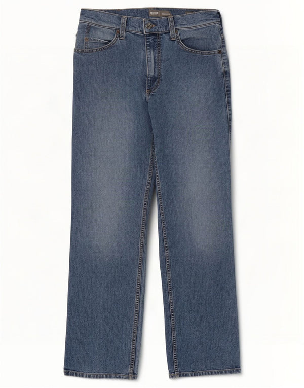 Jeans dritti slim fit da uomo Mustang W32 L32 cotone blu
