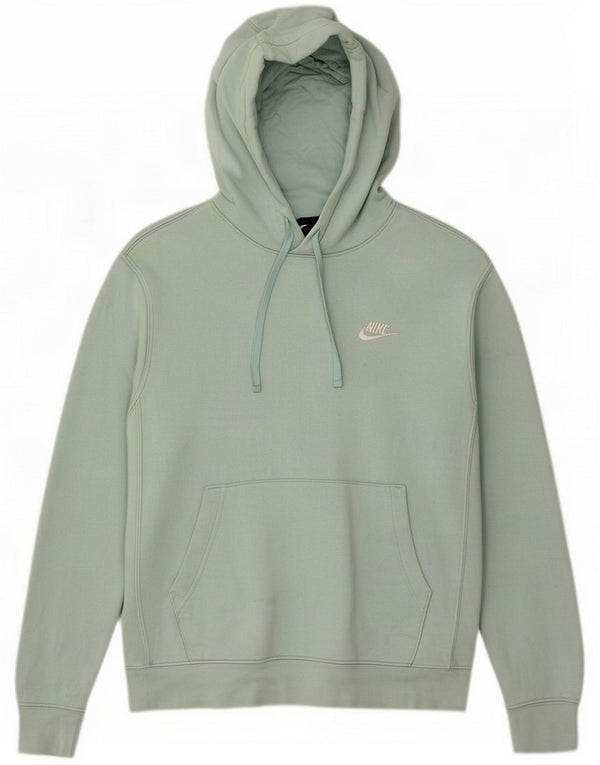 Maglione oversize con cappuccio da donna Nike UK 10 Small Green Cotton
