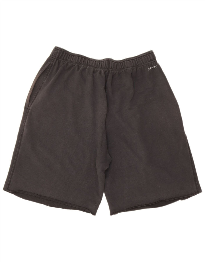 Pantaloncini sportivi Nike Dri Fit da uomo in cotone medio nero