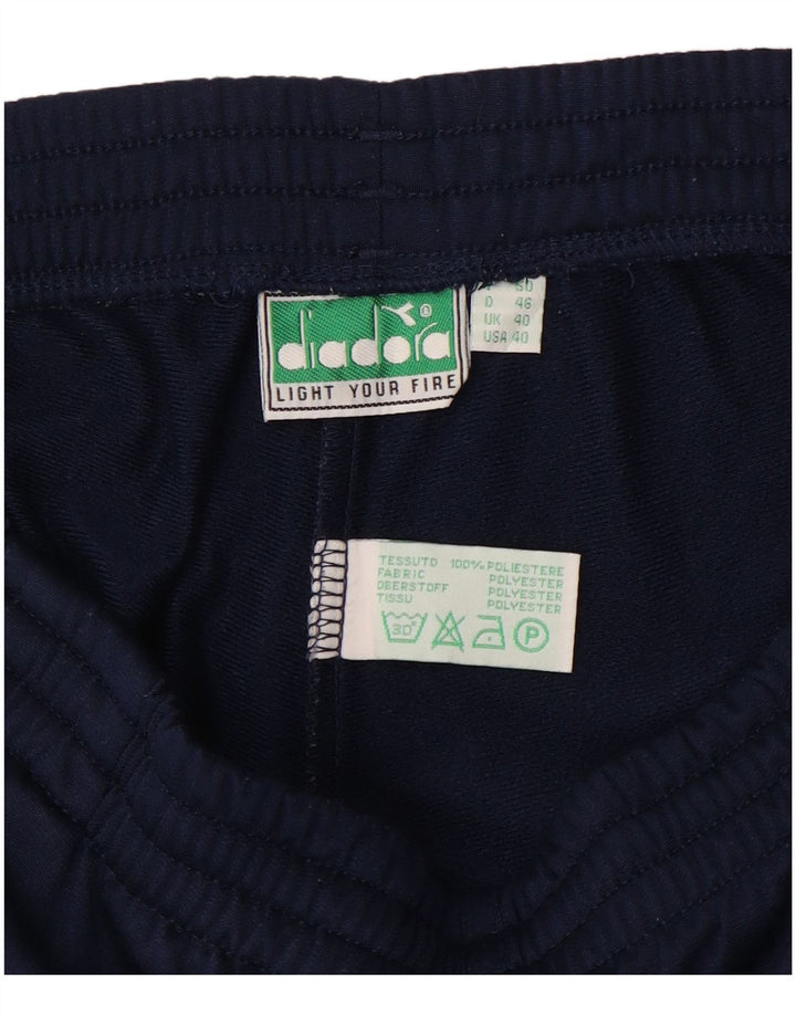 Pantaloni da tuta da uomo Diadora Medium Blu Navy Poliestere Sport