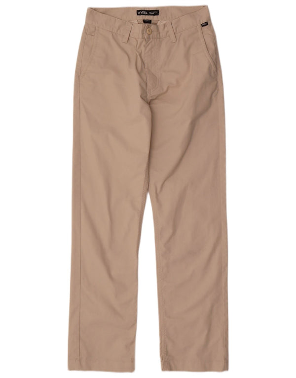 Pantaloni chino da uomo dalla vestibilità comoda VANS W28 L30 poliestere beige