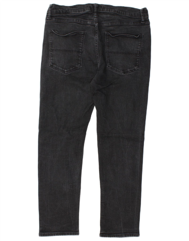 Jeans slim da uomo Marks & Spencer W32 L26 cotone nero