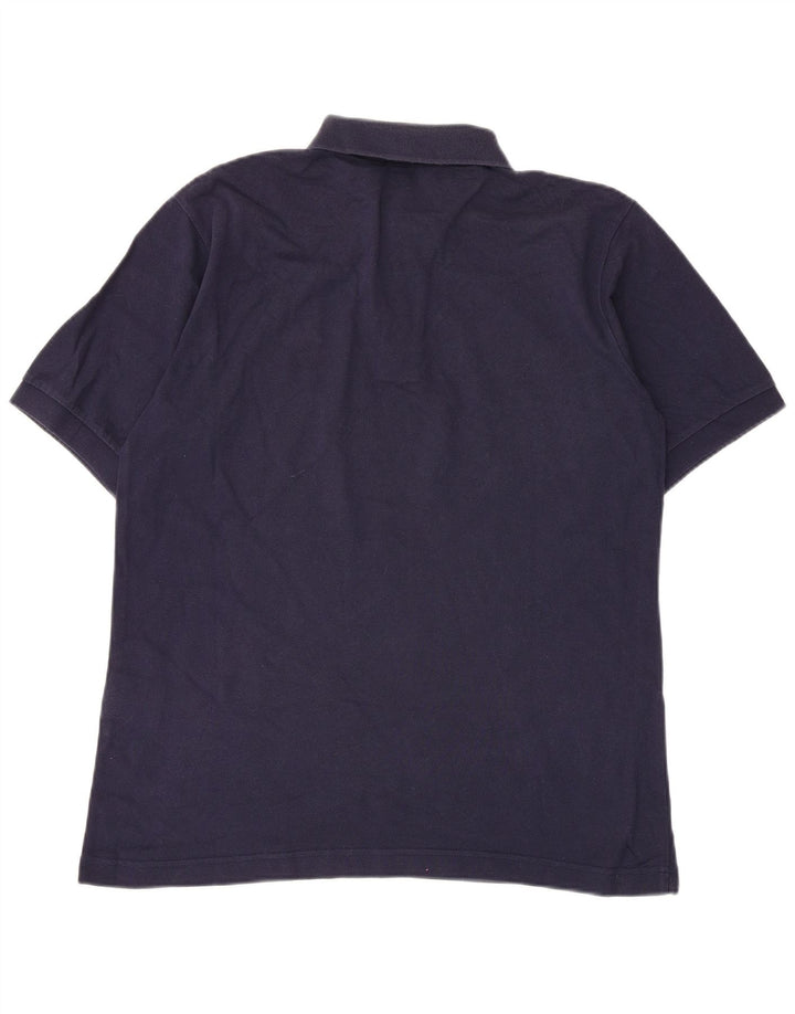 Polo Kappa Uomo Media Cotone Blu Navy