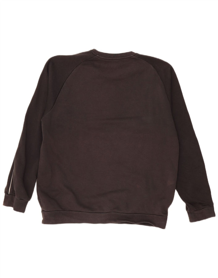 Felpa ADIDAS da uomo maglione XL cotone nero