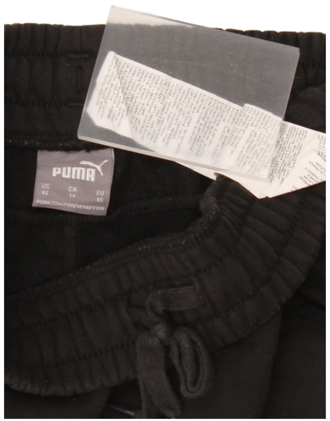 Pantaloni da tuta con grafica PUMA da uomo Joggers XS in cotone nero