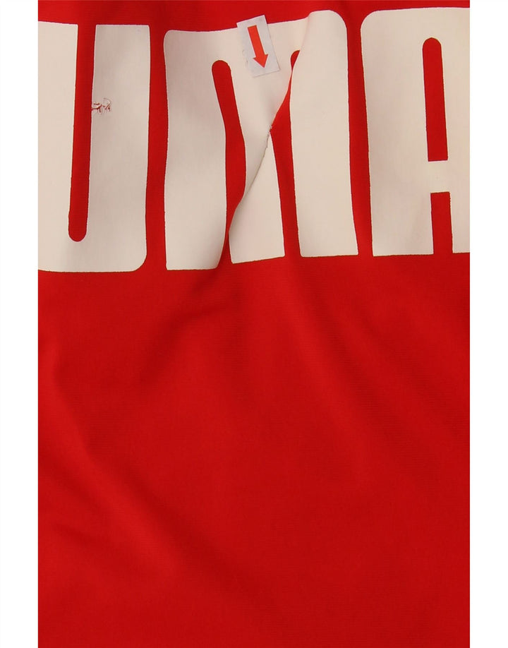 Giacca da tuta grafica da ragazzo Puma 15-16 anni Rosso Colourblock