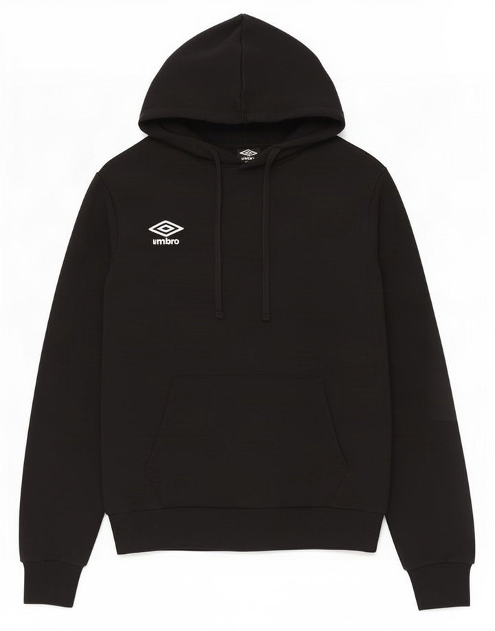 Felpa con cappuccio Umbro da uomo grande in cotone nero