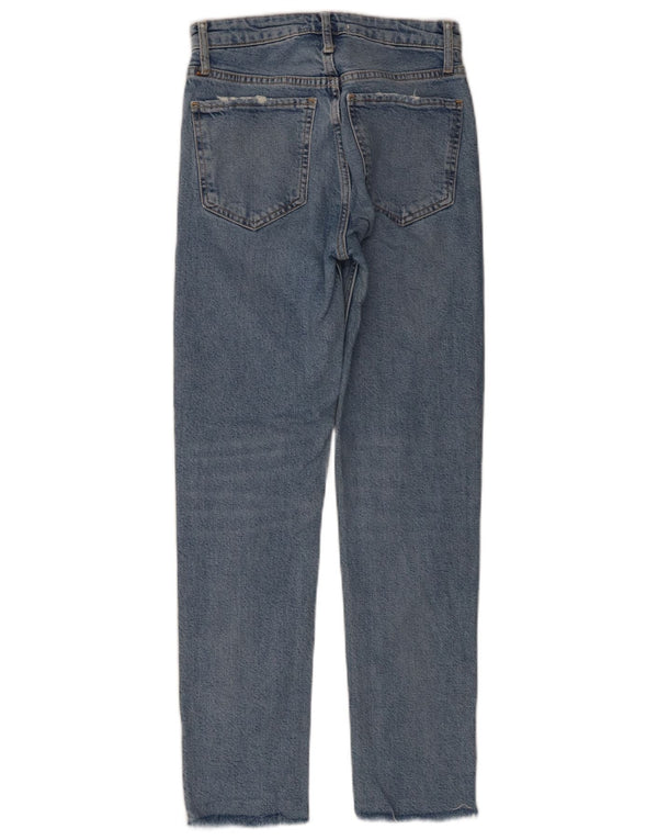 Jeans slim da donna ZARA EU 34 2XS W24 L27 Blu