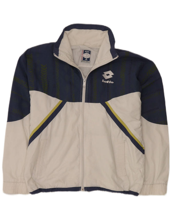 Giacca da tuta da uomo Lotto Large White Colourblock