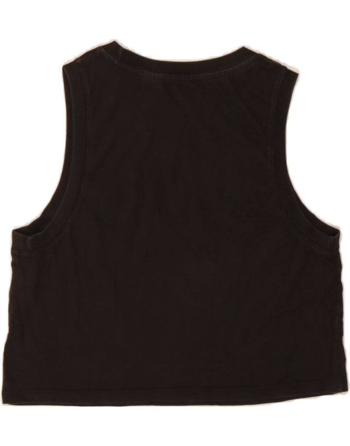 LEVI'S Girls Crop Graphic Vest Top 15-16 Years Small Black Vintage Levi's and Second-Hand Levi's from Messina Hembry 
