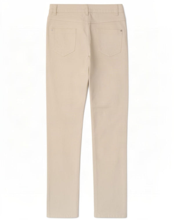 Jeans dritti da donna M&Co UK 10 piccoli W27 L28 cotone bianco