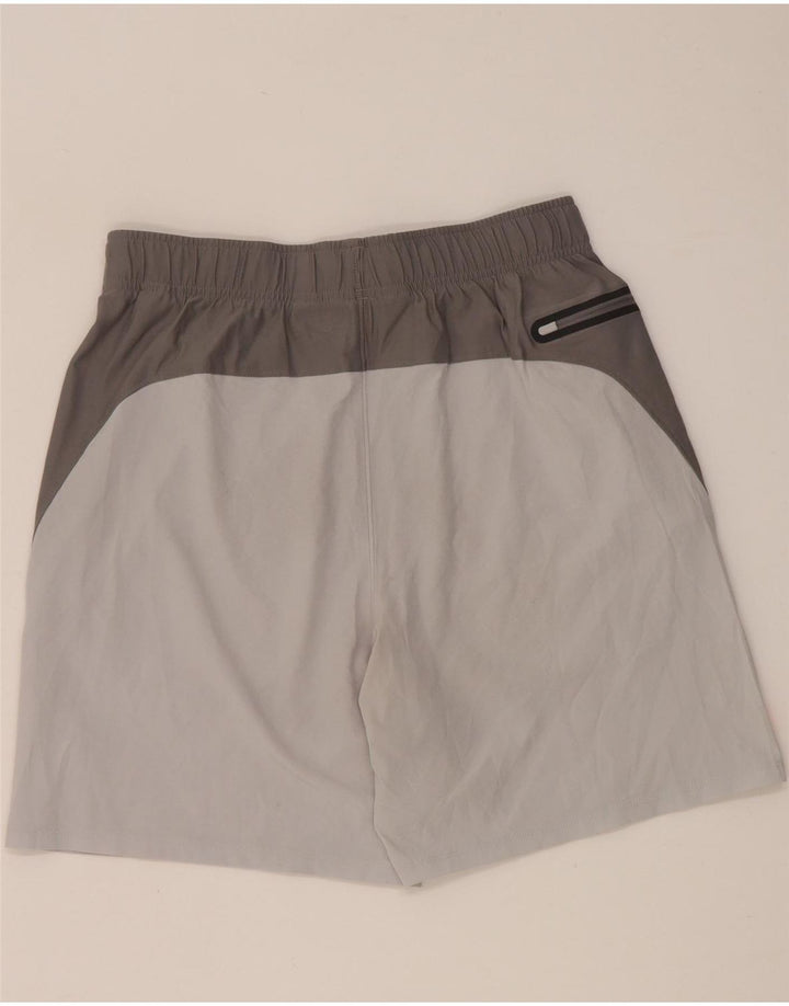 Pantaloncini sportivi da uomo Under Armour, colore grigio medio, elastan