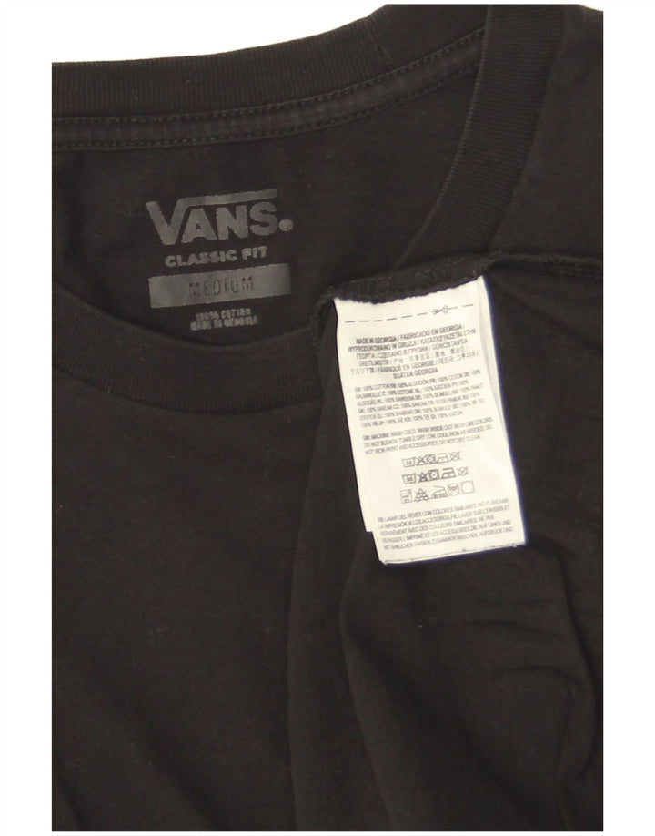 T-shirt da uomo Vans Classic Fit, vestibilità media, cotone nero