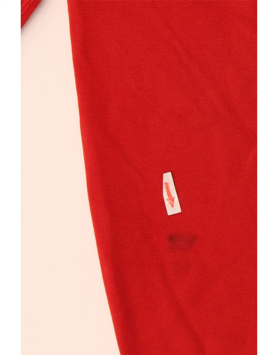 Maglia con cappuccio Nike da uomo in cotone rosso medio