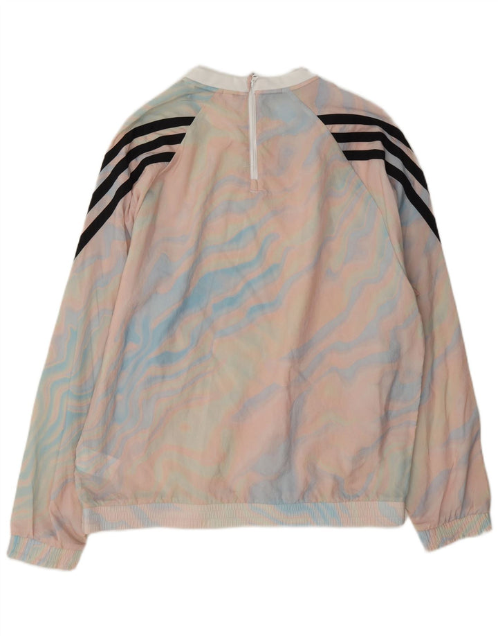 Adidas Uomo Pullover Tuta Top Giacca Media Multicolore Tie Dye