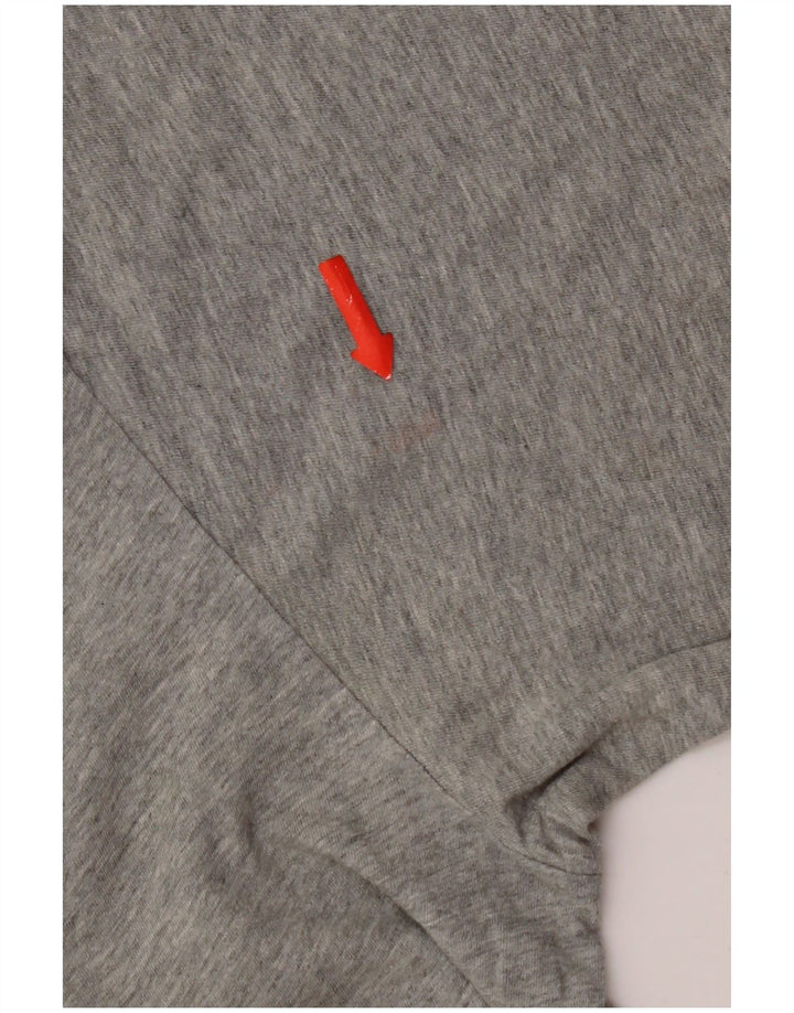 T-shirt grafica da uomo con vestibilità regolare Quiksilver, cotone grigio medio