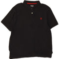 CHAPS Mens Polo Shirt Medium Black Cotton