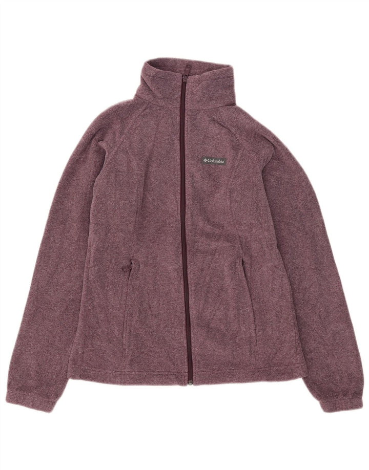 Giacca in pile da donna COLUMBIA UK 10 Piccolo poliestere screziato viola