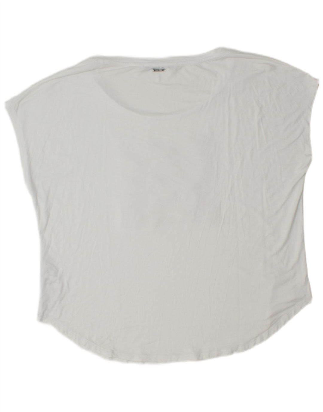 Guess T-shirt grafica da donna Top UK 12 Medium White Viscosa