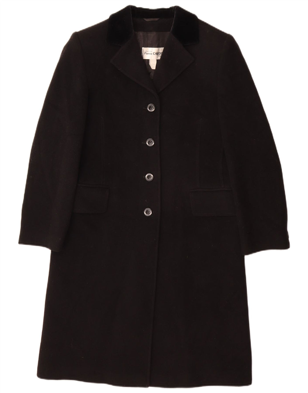 Cappotto da donna Pierre Cardin EU 38 medio nero lana classico