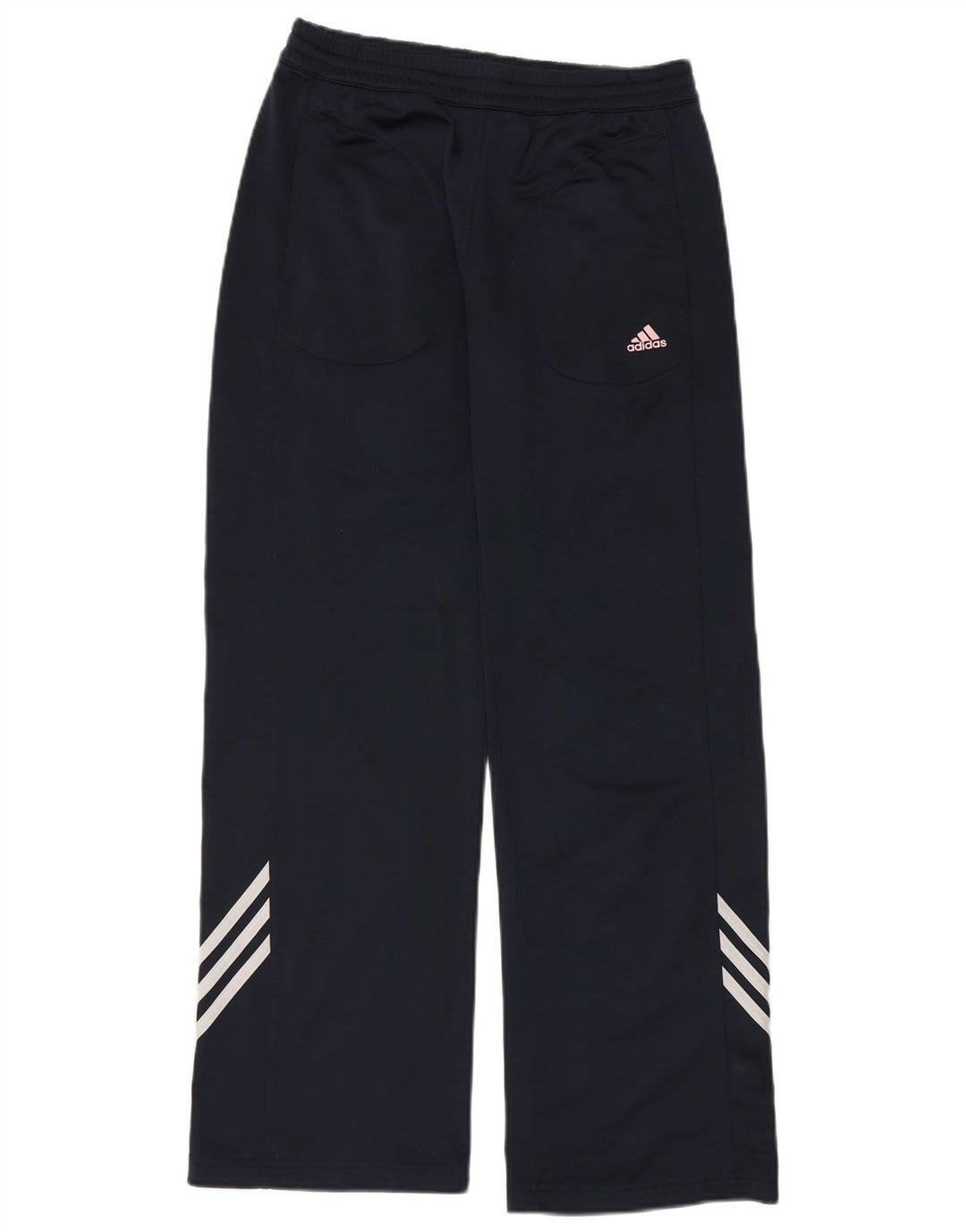 Pantaloni da tuta da donna Adidas UK 14 poliestere blu navy medio