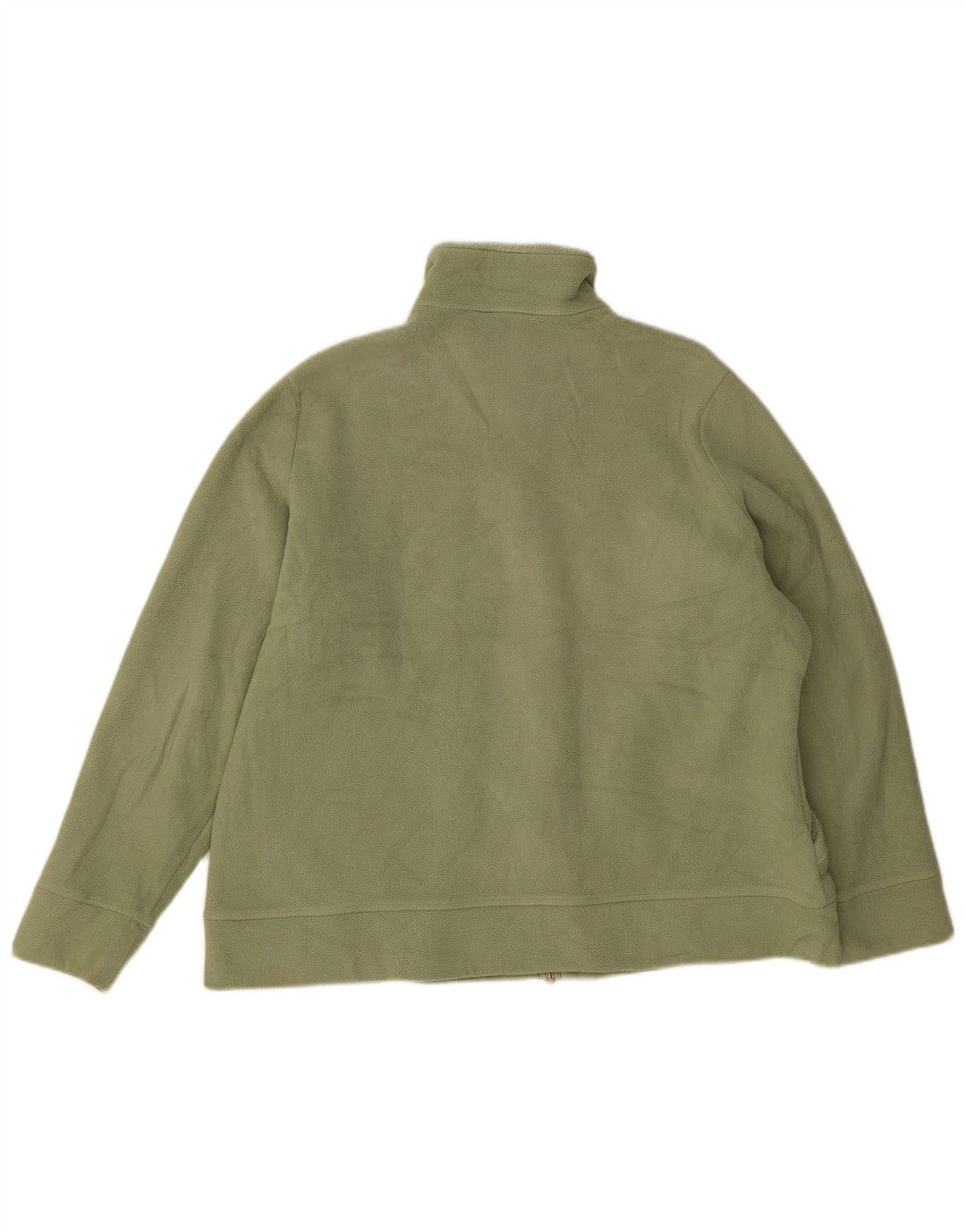 Giacca in pile oversize da donna Marks & Spencer UK 18 XL poliestere verde