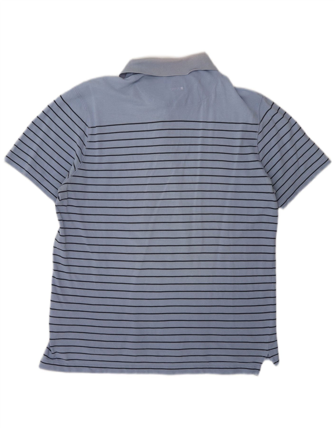 Polo da uomo Hugo Boss in cotone a righe grandi blu