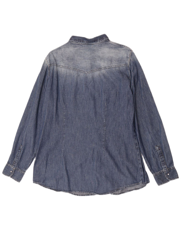 Camicia in denim da donna Carrera UK 18 XL cotone blu