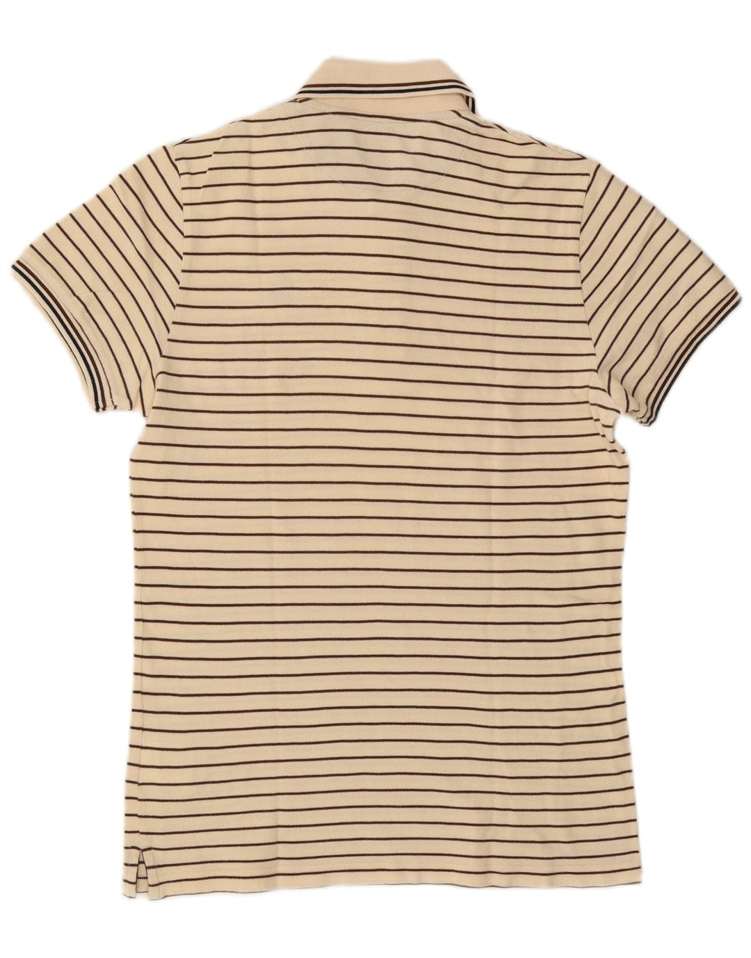 Polo da uomo Marina Yachting piccola in cotone a righe beige