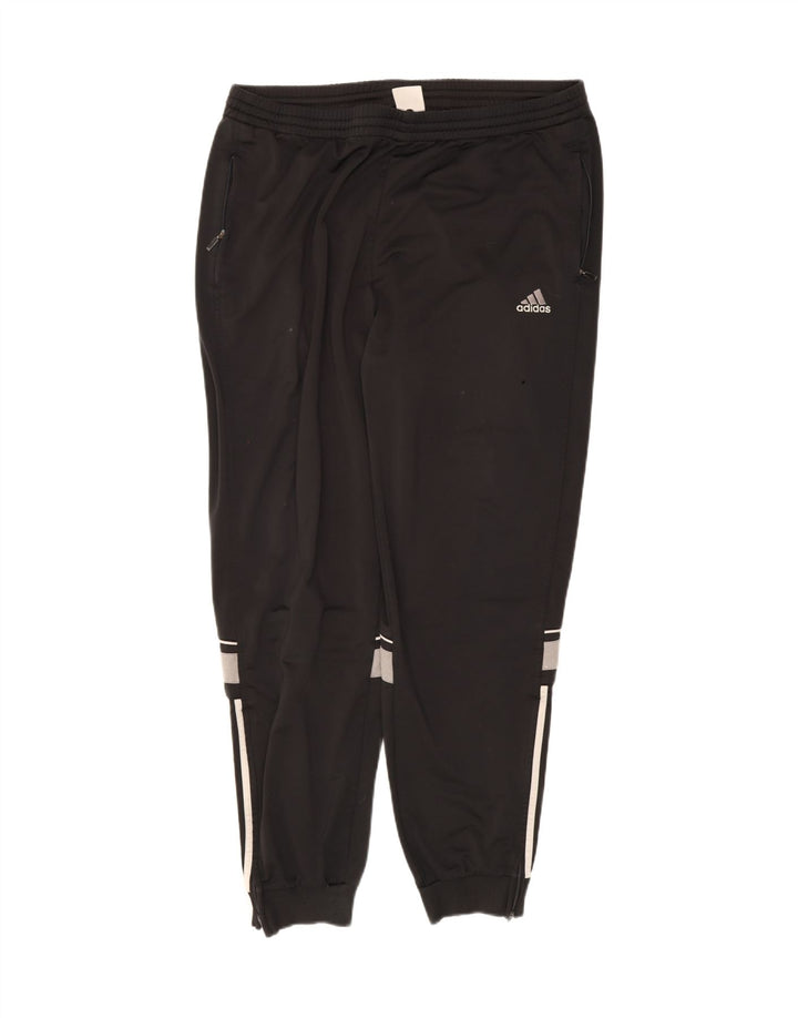 ADIDAS Mens Tracksuit Trousers Joggers 2XL  Black Polyester Vintage Adidas and Second-Hand Adidas from Messina Hembry 