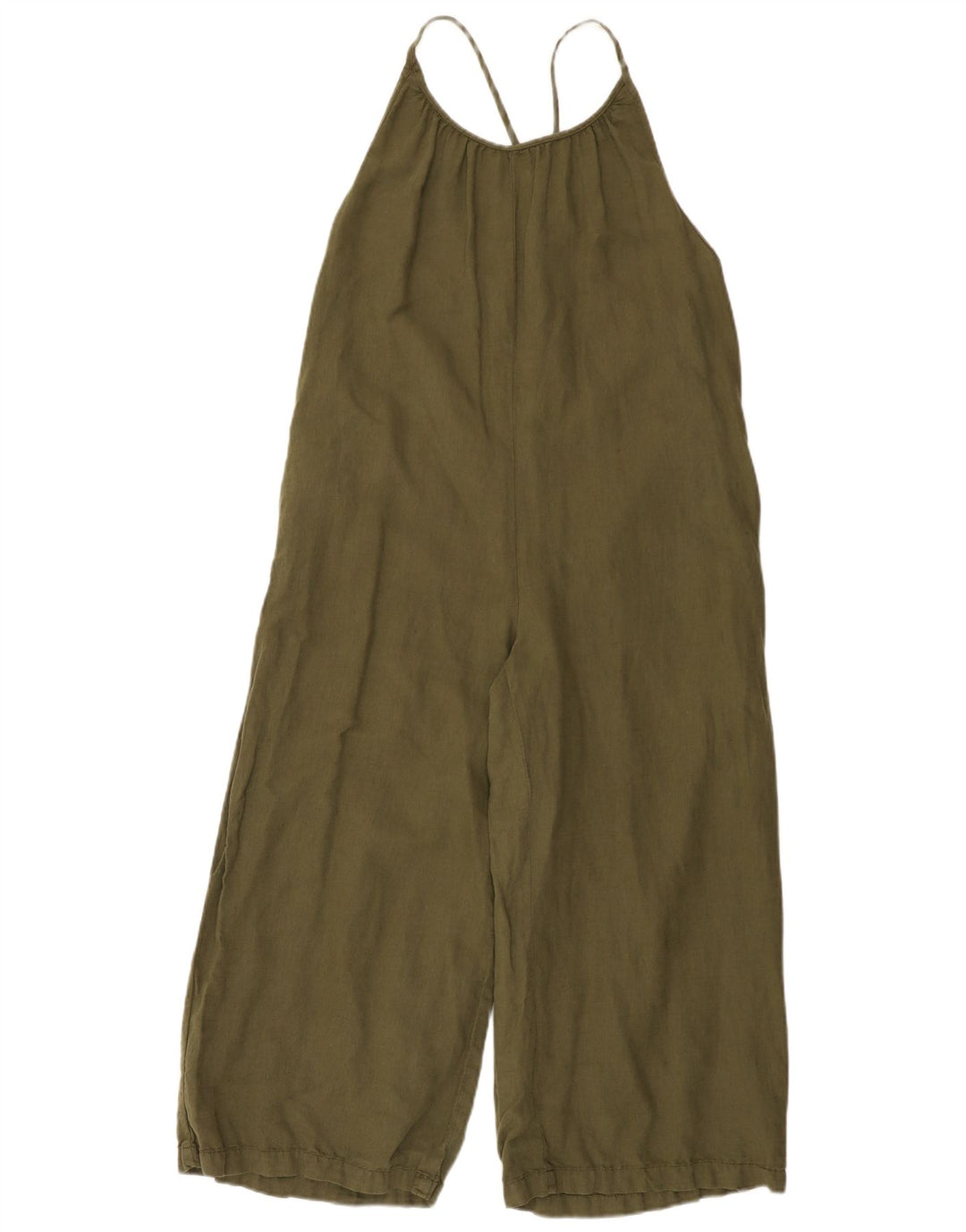 Tuta senza maniche da donna Zara UK 10 piccola kaki