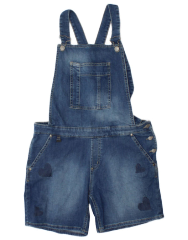 Carrera Salopette Bambina Denim Shorts 15-16 Anni W32 Blu Cotone Cuore