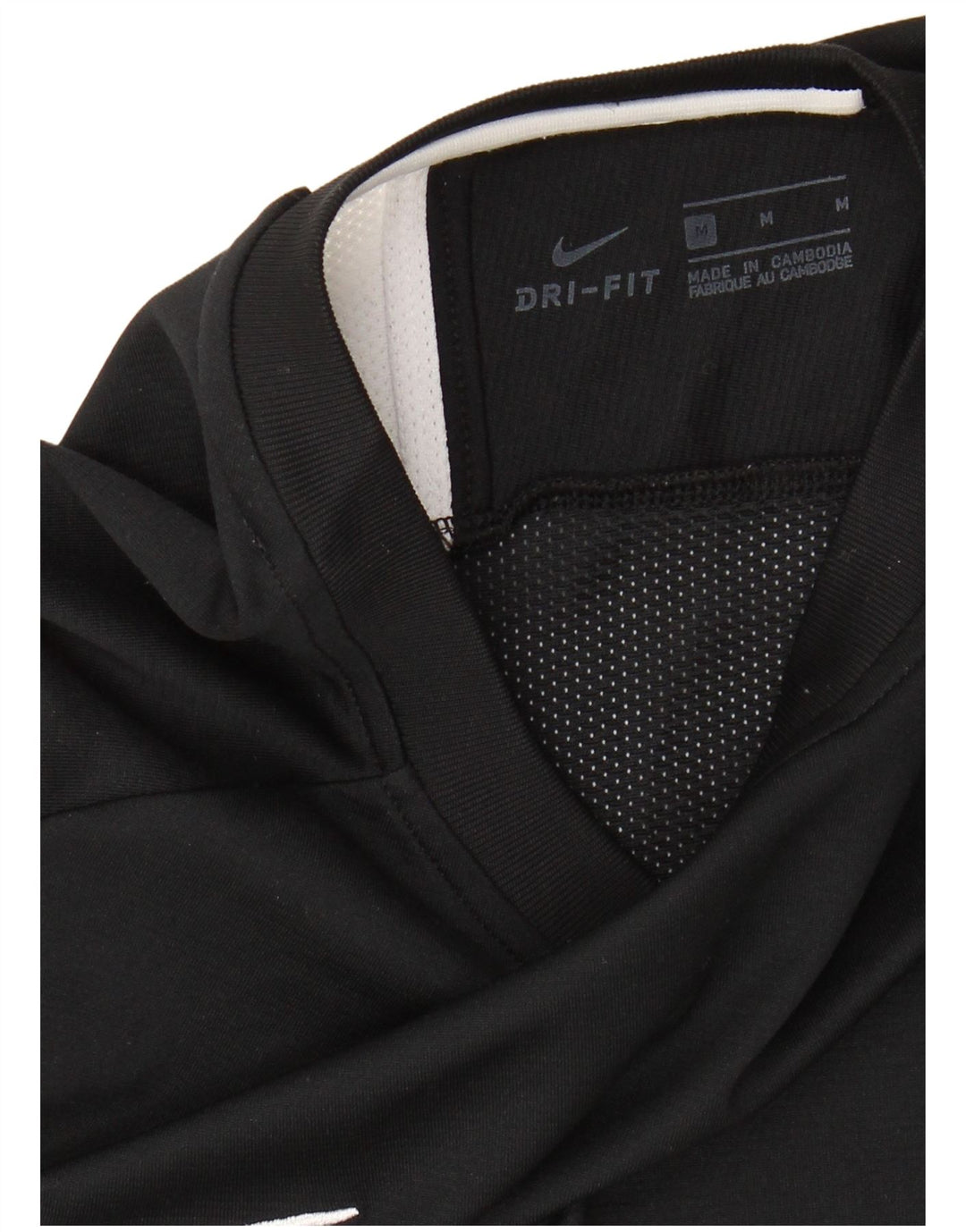 T-shirt NIKE Dri Fit da uomo, colore nero medio, color block
