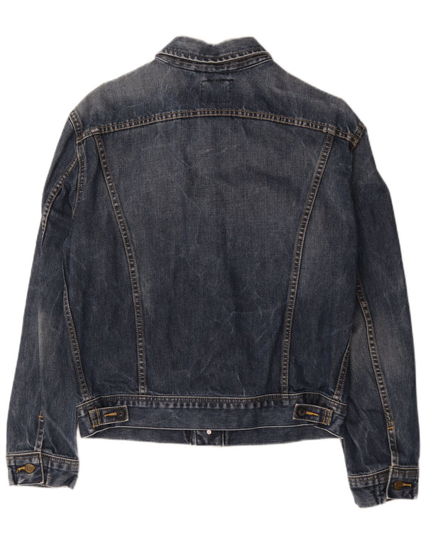 Lee Mens Denim Jacket UK 40 Large Blue Cotton