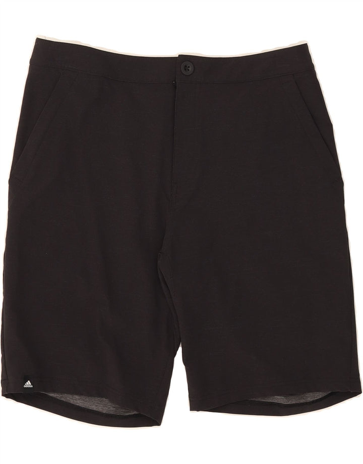 ADIDAS Mens Chino Shorts Medium W34 Black Polyester Vintage Adidas and Second-Hand Adidas from Messina Hembry 