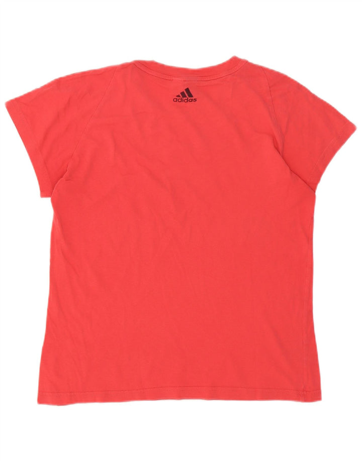 T-shirt grafica da donna Adidas Top UK 14 media rossa